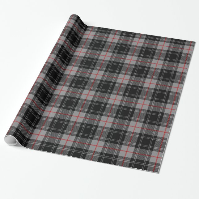 Clan Moffat Tartan Wrapping Paper (Unrolled)