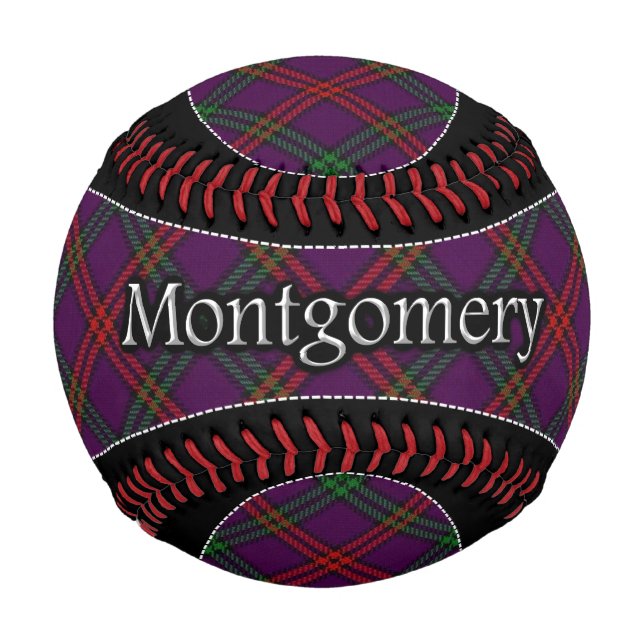 Clan Montgomery Scottish Dream Tartan Baseball (Front)