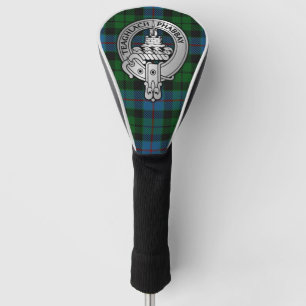 Clan Morrison Crest & Hunting Tartan Golf Head Cov Cover