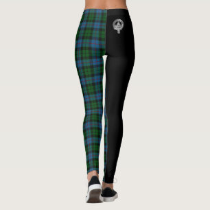 Clan Morrison Crest & Hunting Tartan Leggings