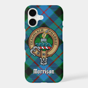 Clan Morrison Crest over Hunting Tartan