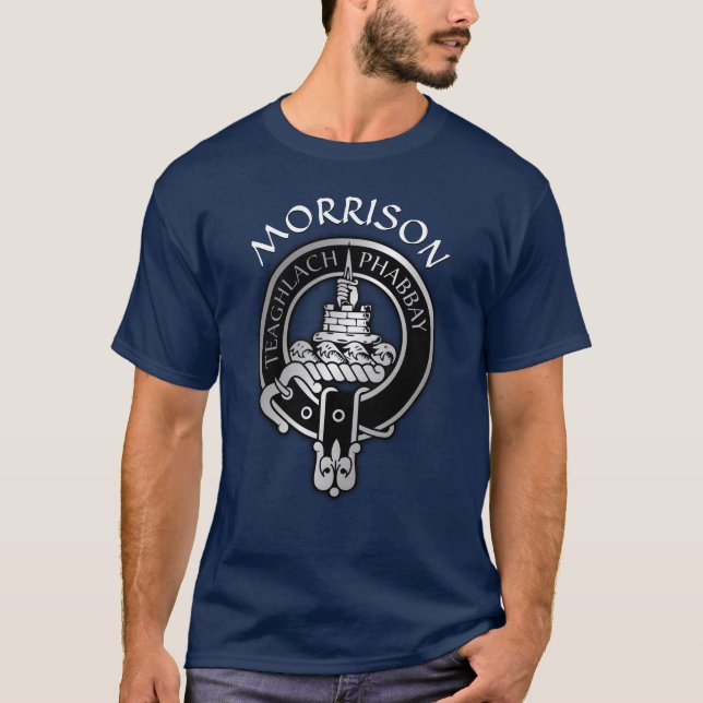 Clan Morrison Crest  T-Shirt (Front)