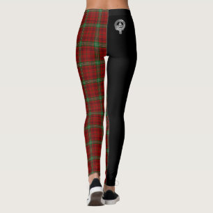 Clan Morrison Crest & Tartan Leggings