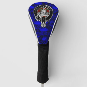 Clan Morrison Crest & Tartan on Thistle Golf Head Cover