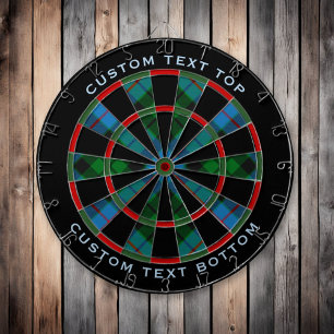 Clan Morrison Hunting Tartan Dart Board