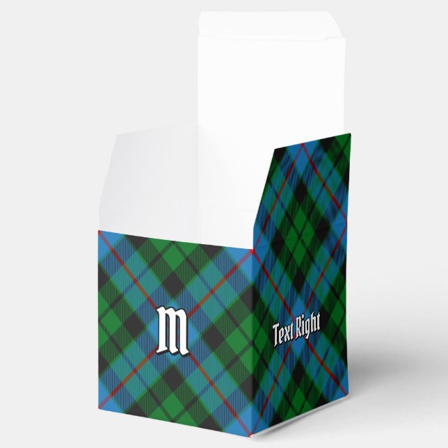 Clan Morrison Hunting Tartan Favour Box (Opened)