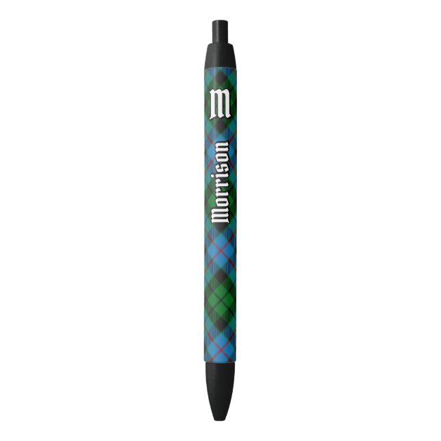 Clan Morrison Hunting Tartan Ink Pen (Front Vertical)