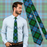 Clan Morrison Hunting Tartan Neck Tie<br><div class="desc">Clan Morrison traditional hunting tartan with modern colours. Custom monogram.</div>