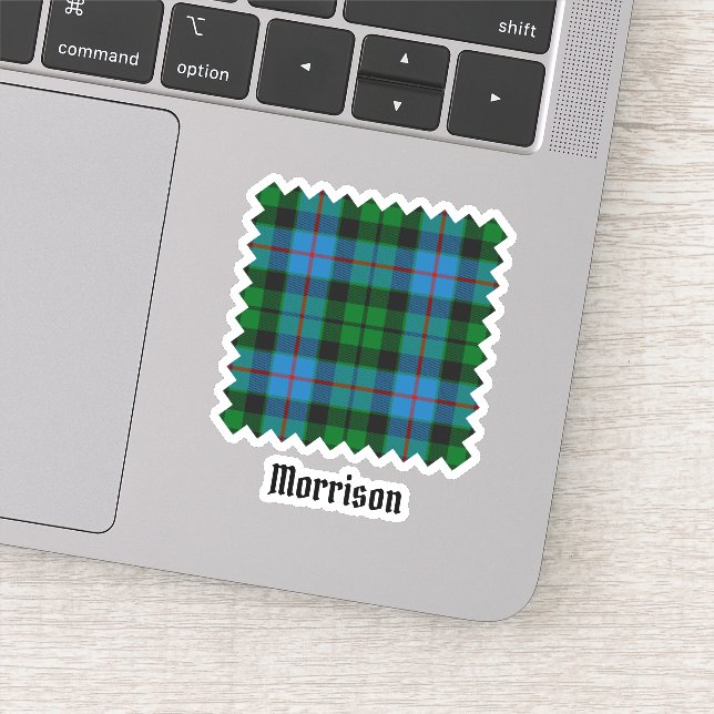 Clan Morrison Hunting Tartan Sticker (Detail)