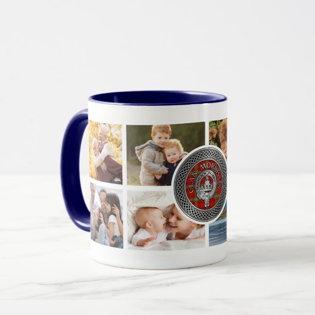 Clan Morrison Personalised Family Mug (Front Left)