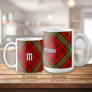 Clan Morrison Red Tartan Coffee Mug