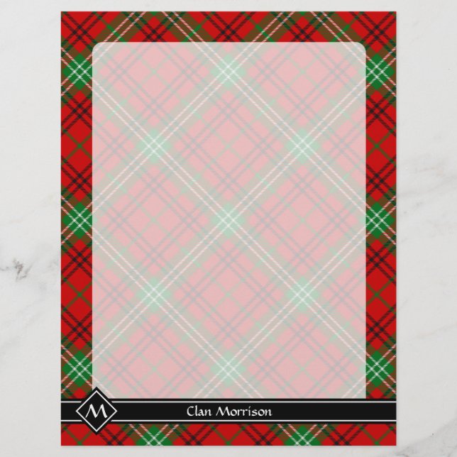 Clan Morrison Red Tartan Flyer (Front)