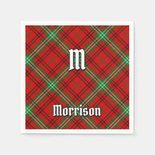 Clan Morrison Red Tartan Napkins