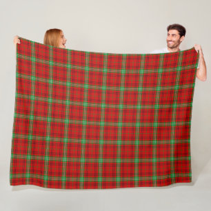Clan Morrison Tartan Fleece Blanket