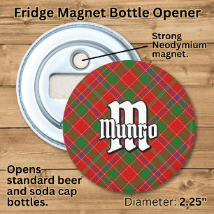 Clan Munro Tartan Bottle Opener