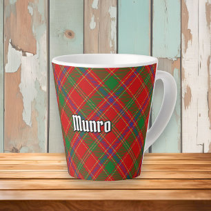 Clan Munro Tartan Latte Mug