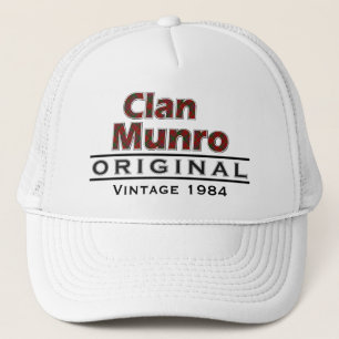 Clan Munro Vintage Customise Your Birthyear Trucker Hat