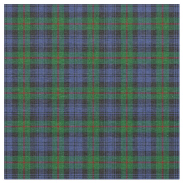 Clan Murray Tartan Fabric (Close Up)