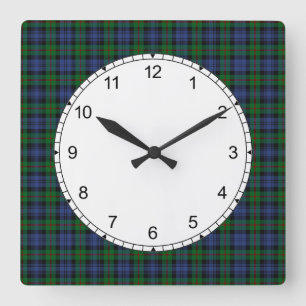 Clan Murray Tartan Wall Clock