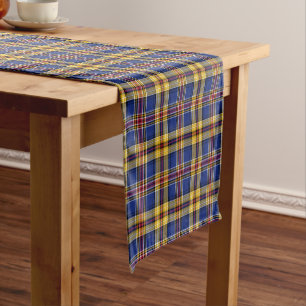 Clan Murtaugh Tartan Pattern Irish Plaid Short Table Runner