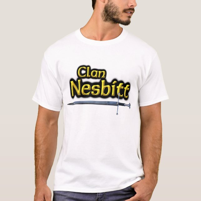 Clan Nesbitt Inspired Scottish T-Shirt (Front)