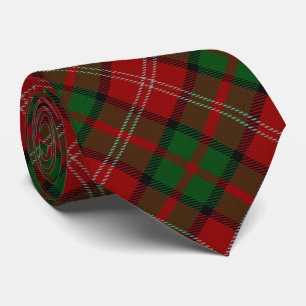 Clan Nisbet Nesbitt Letter N Monogram Tartan Tie