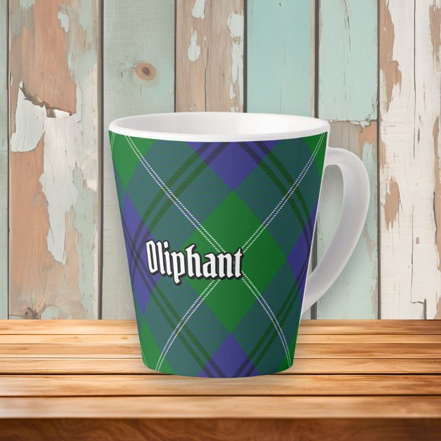 Clan Oliphant Tartan Latte Mug (Creator Uploaded)