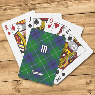 Clan Oliphant Tartan Playing Cards