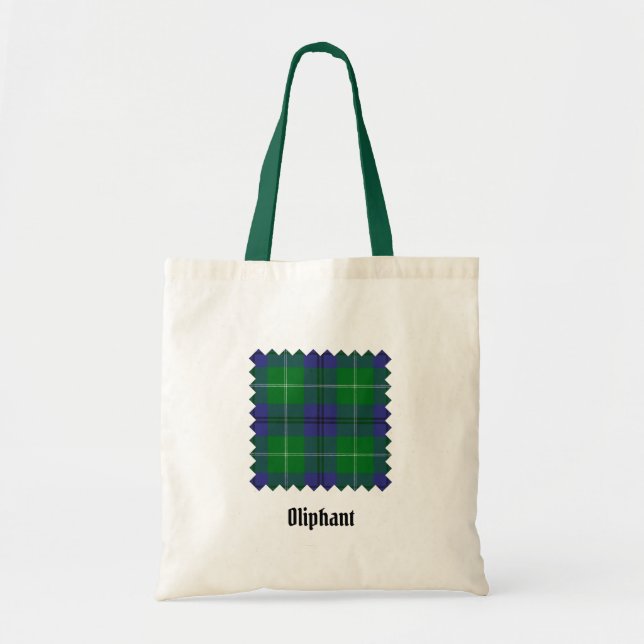 Clan Oliphant Tartan Tote Bag (Front)