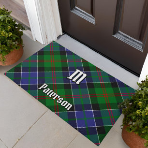 Clan Paterson Tartan Doormat