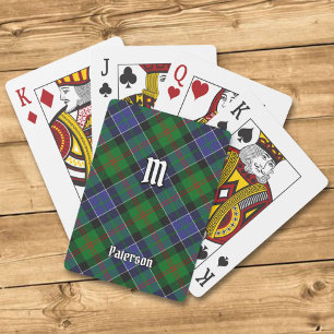 Clan Paterson Tartan Playing Cards