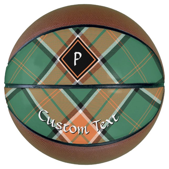 Clan Pollock Tartan Basketball (Front)