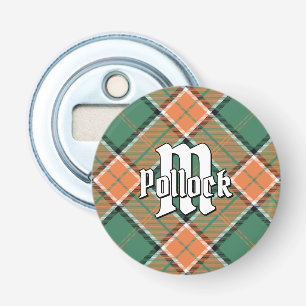 Clan Pollock Tartan Bottle Opener