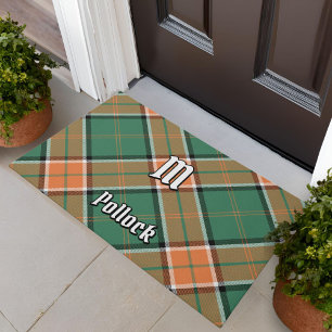 Clan Pollock Tartan Doormat