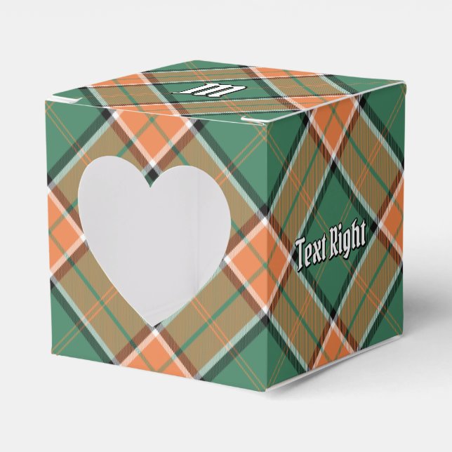 Clan Pollock Tartan Favour Box (Front Side)