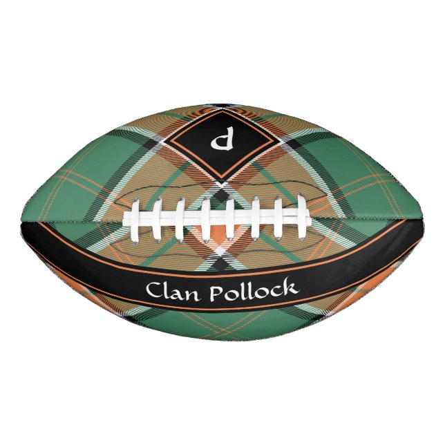 Clan Pollock Tartan Football (Front)