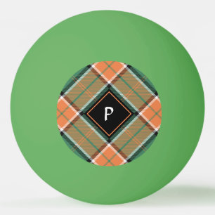 Clan Pollock Tartan Ping Pong Ball