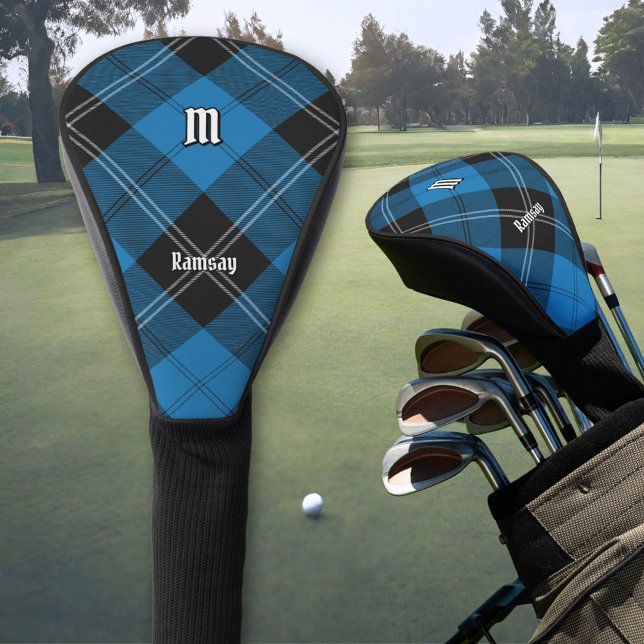 Clan Ramsay Blue Hunting Tartan Golf Head Cover (Creator Uploaded)