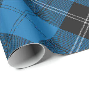 Clan Ramsay Blue Hunting Tartan Wrapping Paper