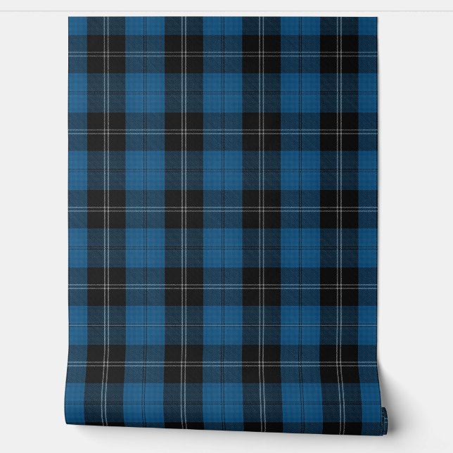 Clan Ramsay Hunting Tartan Wallpaper (Unrolling)