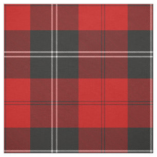 Clan Ramsay Red Tartan Fabric