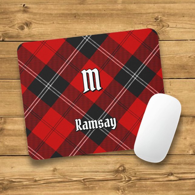Clan Ramsay Red Tartan Mouse Pad (Creator Uploaded)
