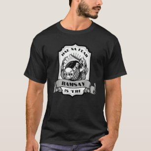 Clan Ramsay Swordsman Scottish Badge Highland Game T-Shirt