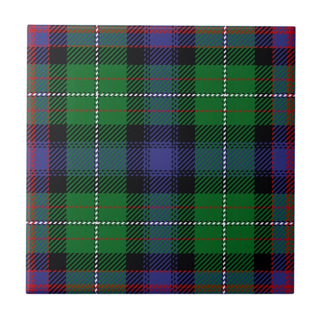 Clan Rankine Tartan Tile (Front)