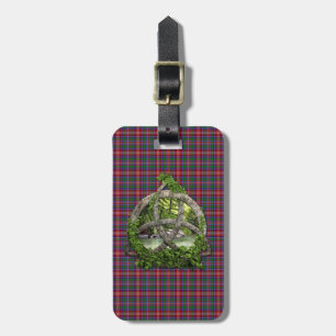 Clan Ritchie Tartan Celtic Trinity Luggage Tag