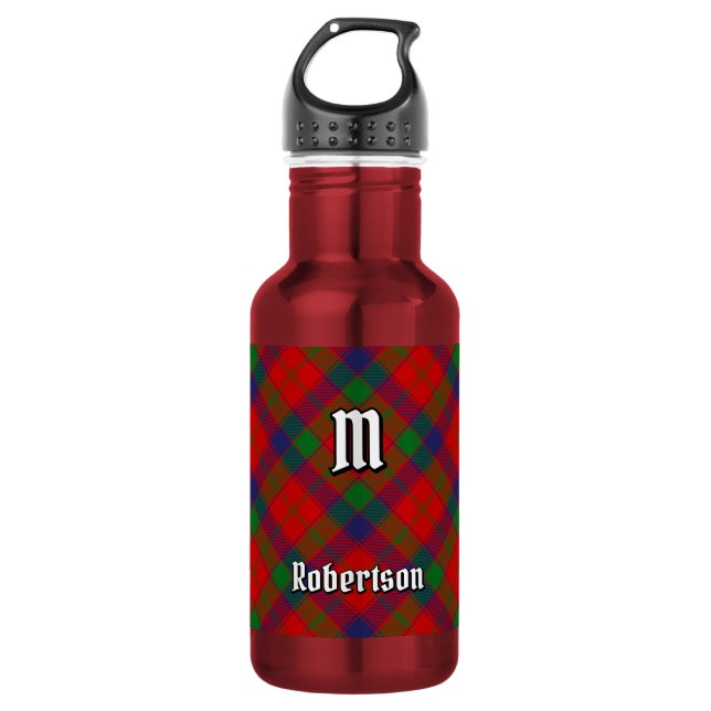 Clan Robertson Tartan 532 Ml Water Bottle (Front)