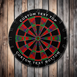 Clan Robertson Tartan Dartboard