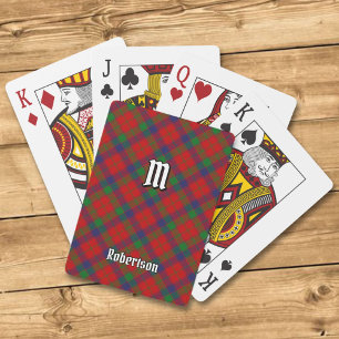 Clan Robertson Tartan Playing Cards