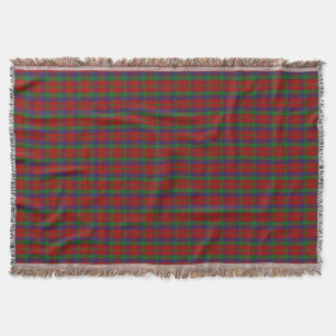 Clan Robertson Tartan Throw Blanket