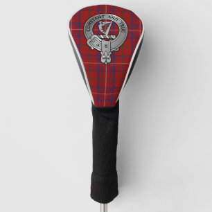 Clan Rose Crest & Tartan  Golf Head Cover
